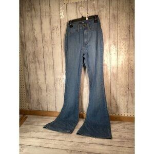 acubi mermaidcore fairycore Women's High Waist Classic Flare Jeans (W23 Blue)